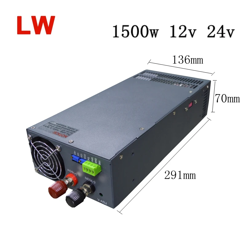 RSP 1500W Серия 12v 24v 48v Светодиодный драйвер