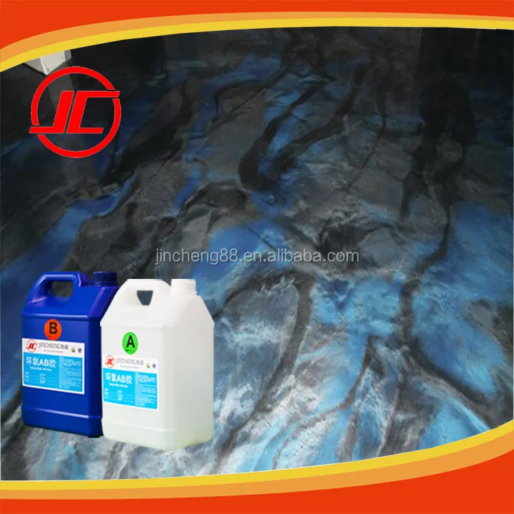 
200sq feet ab glue 3:1 hardener epoxy 3d painting flooring coating for home commercial office 