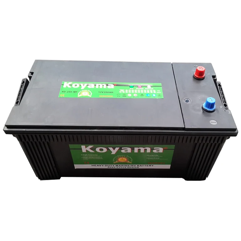 Батареи 12 В для тяжелых дизельных грузовиков 8D-12V200Ah