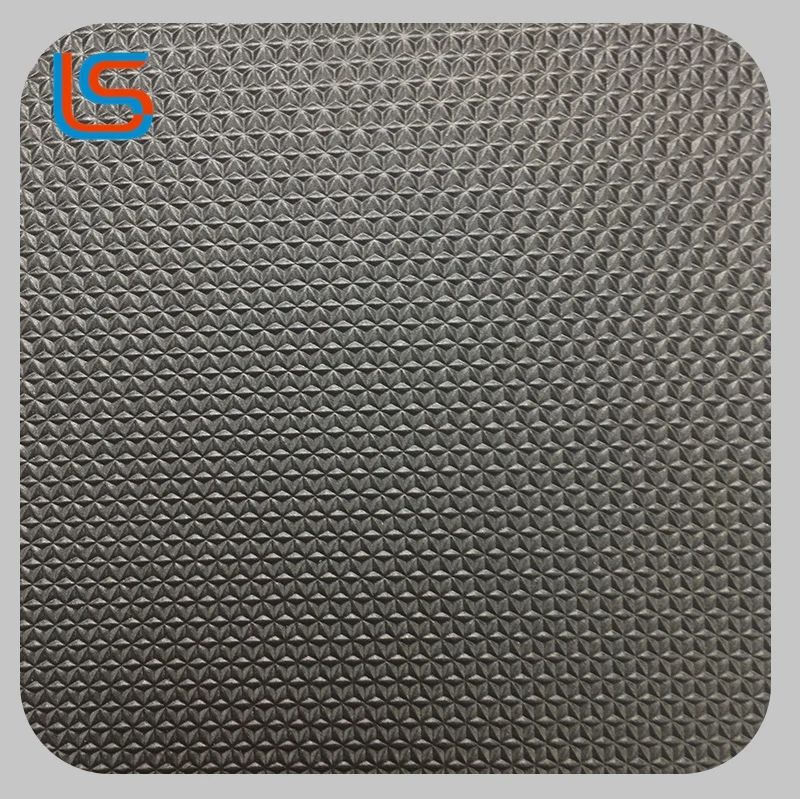 
Chinese artificial leather manufactory highlight pvc bag material 