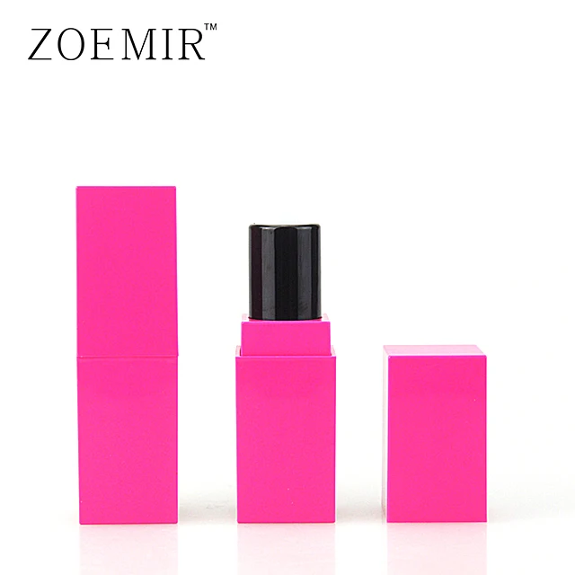 Square Good Quality Pink Lipstick Mold Case For Custom Matte