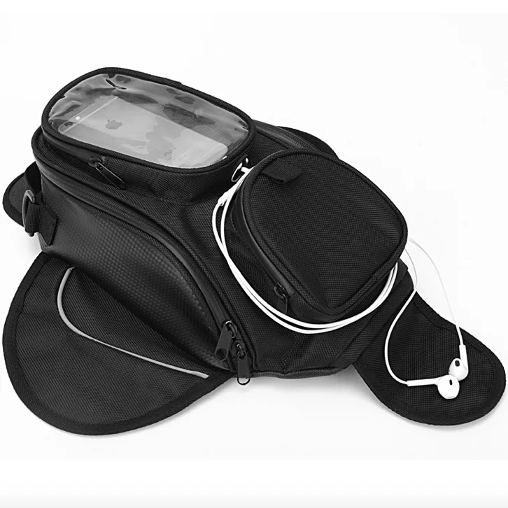 Motorcycle Gas Oil Fuel Tank Bag Waterproof Backpack & Magnetic Motorcycle Tank Bag for Honda Yamaha Suzuki Kawasaki Harley