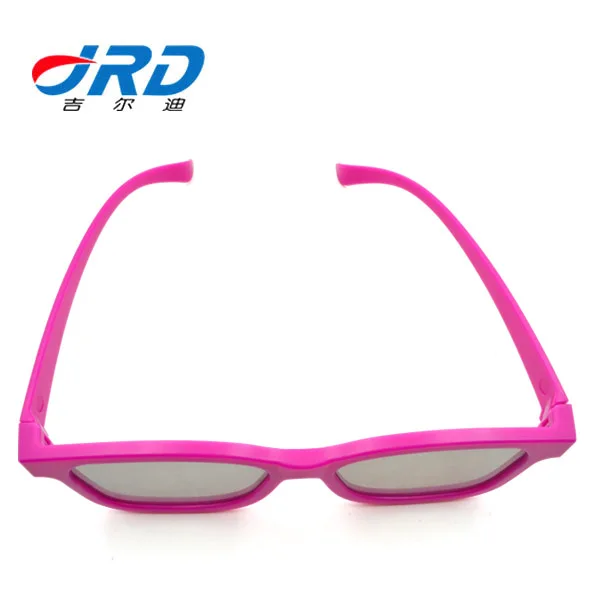 
Kids Pink Color Make Polarized Passive 3D Glasses for Normal TV 