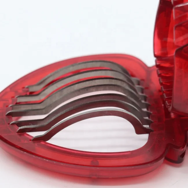 Stainless Steel Blade Plastic Vegetable Shredder Cutter Strawberry Huller and Slicer