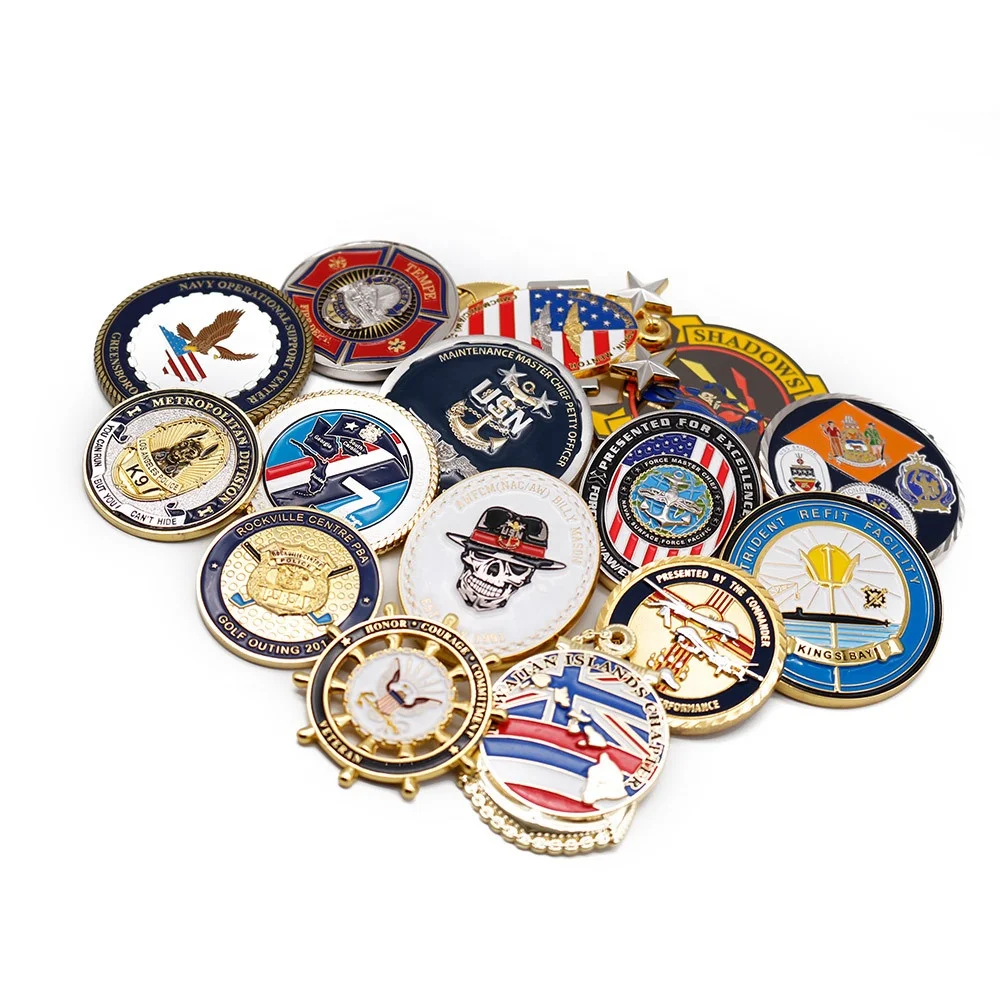 Custom Made Medallion Coin Exquisitely Crafted Metal Challenge Souvenir Coins For Military Army