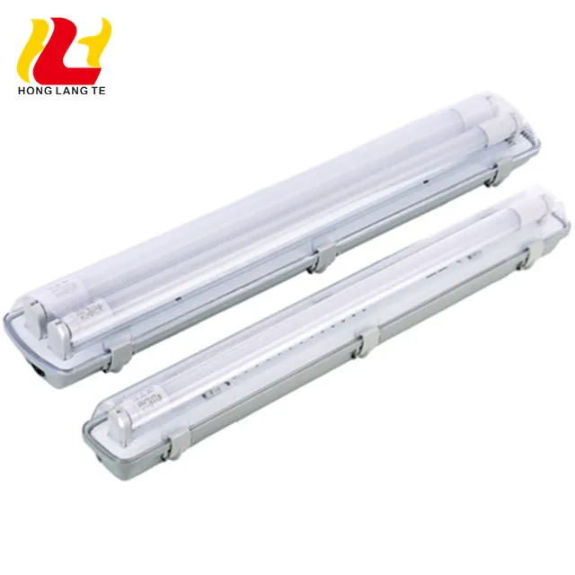 4Ft 5Ft 2X36W PS Cover Modern Style T8 Double Led Fluorescent Tube Linear Tri proof Ceiling Indoor Wall Light Fixture