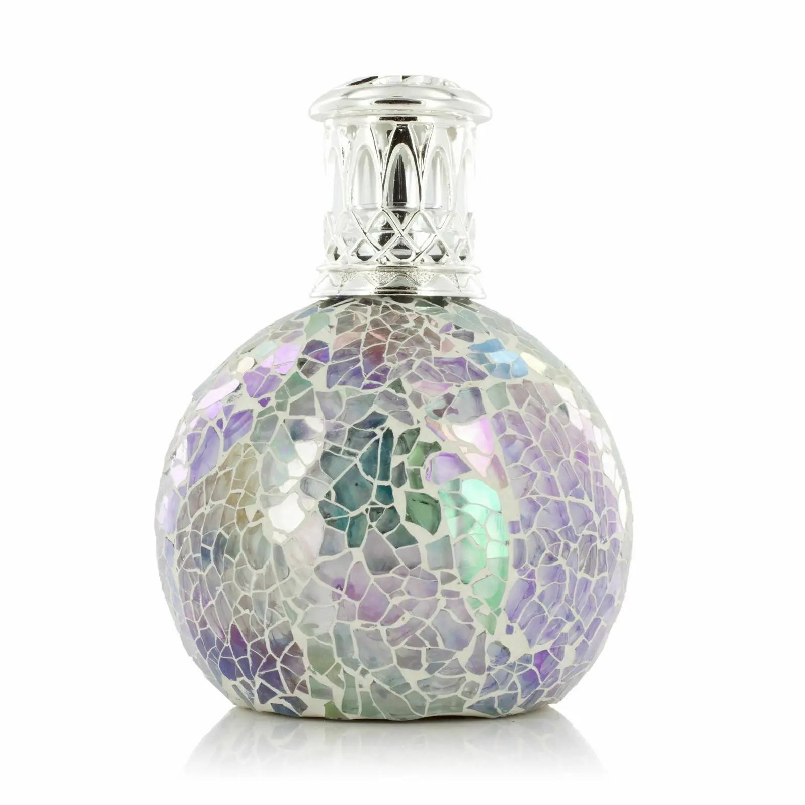 Crackle glass aromatherapy bottle mosaic decorative oil burner