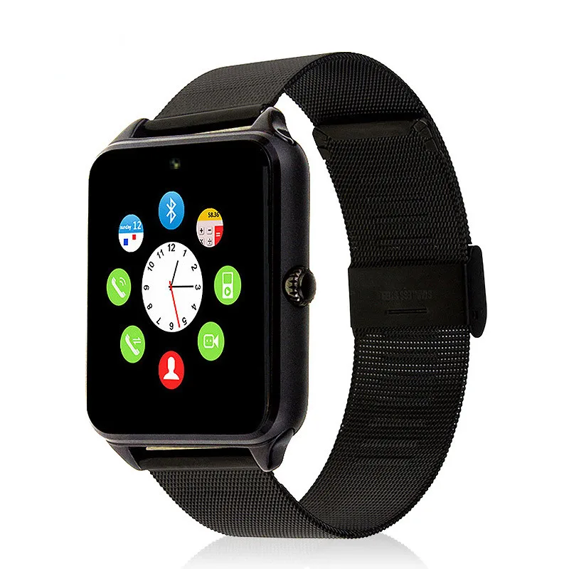 Amazon Top  Seller Cheap Z60 Smart Watch Men Phone Call 2G GSM SIM TF Card Camera Smartwatch for Android and for iphones