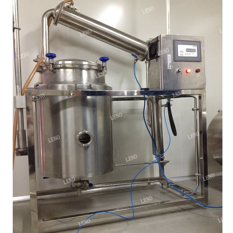 Stainless steel extractor de aceites esenciales