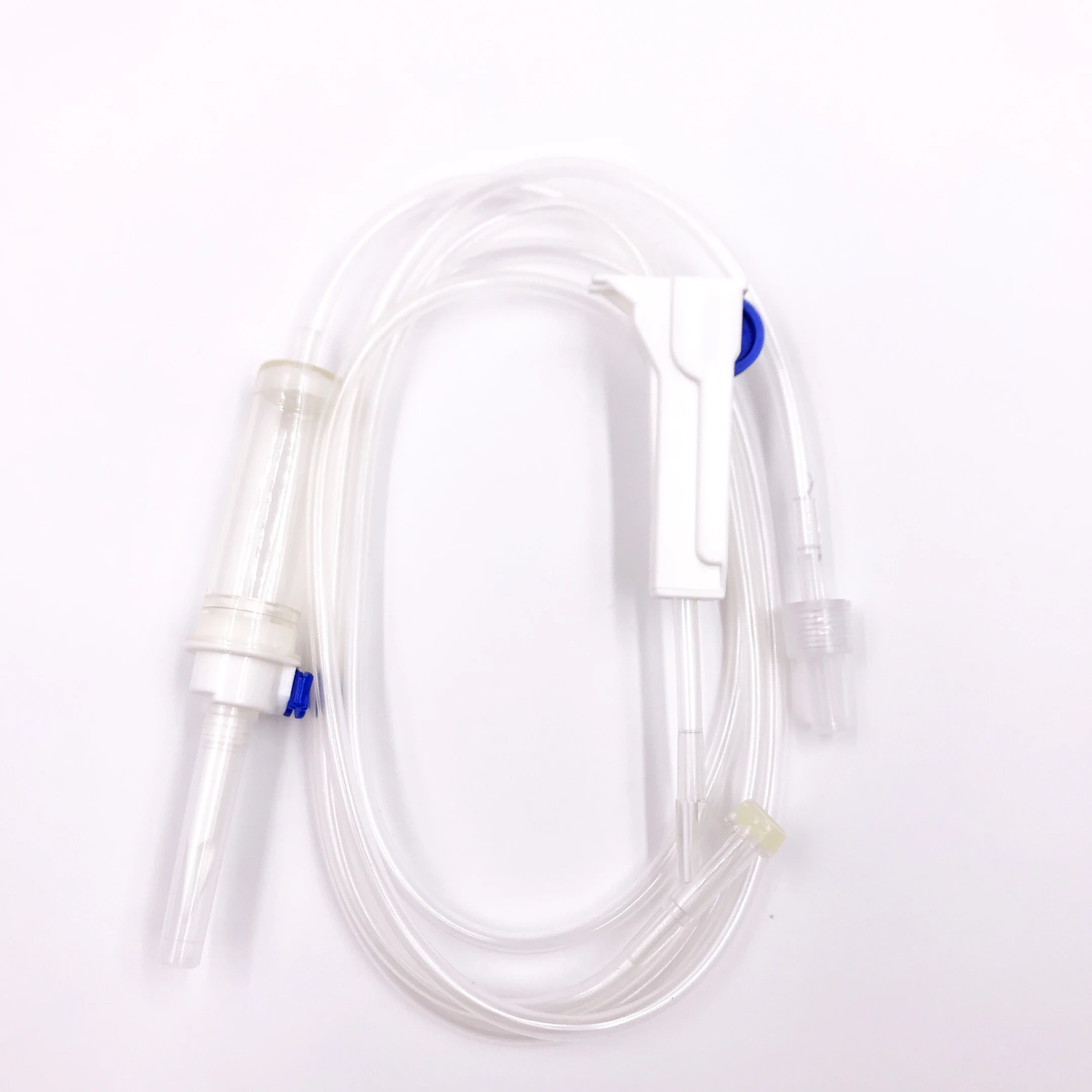Производитель iv набор для инфузии с циферблатным регулятором потока Одноразовый инфузионный