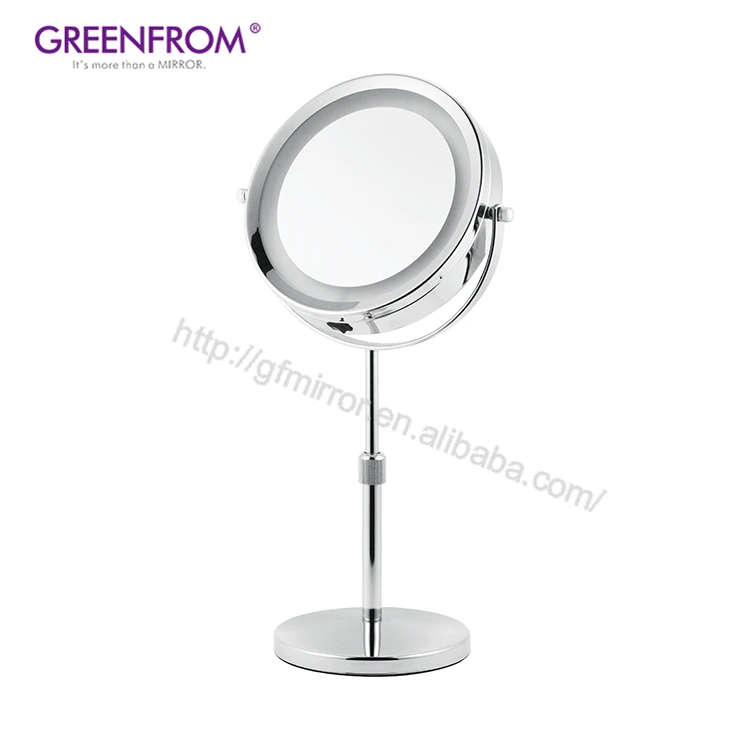 Горячая продажа многофункциональная увеличительное косметическое зеркало с подсветкой