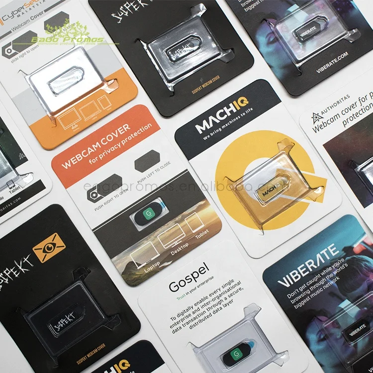 Лидер продаж 2019 тонкая крышка для веб-камеры Eago ползунок защита ноутбука онлайн-защита с напечатанным логотипом и картонным