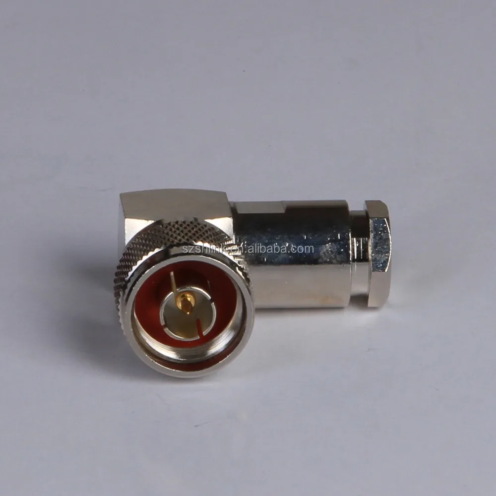 N штекер правый угол РЧ разъем зажим для RG8 165 LMR400 RG213