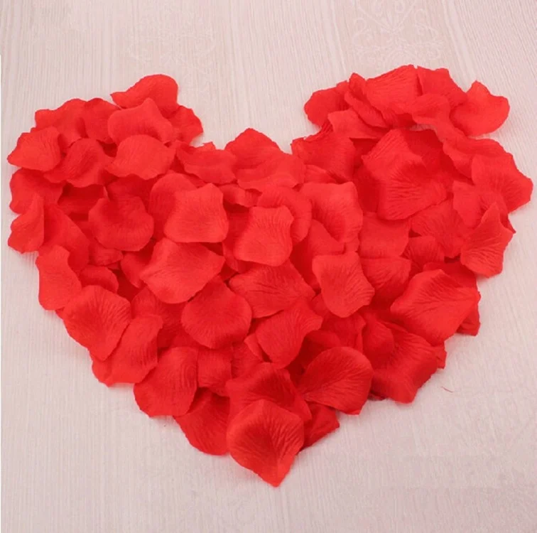 Artificial Rose Petals Silk Nonwovens Wedding Party Decorations