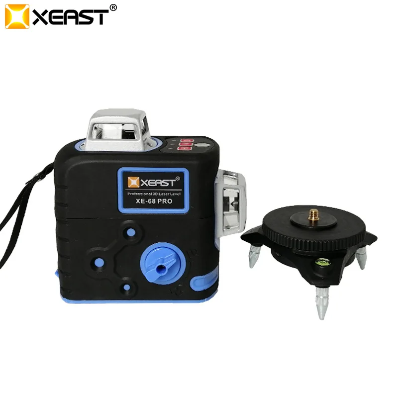 XEAST 12 lines 3D Self-Leveling 360 Horizontal Vertical Super Powerful Laser Level XE-68R Pro