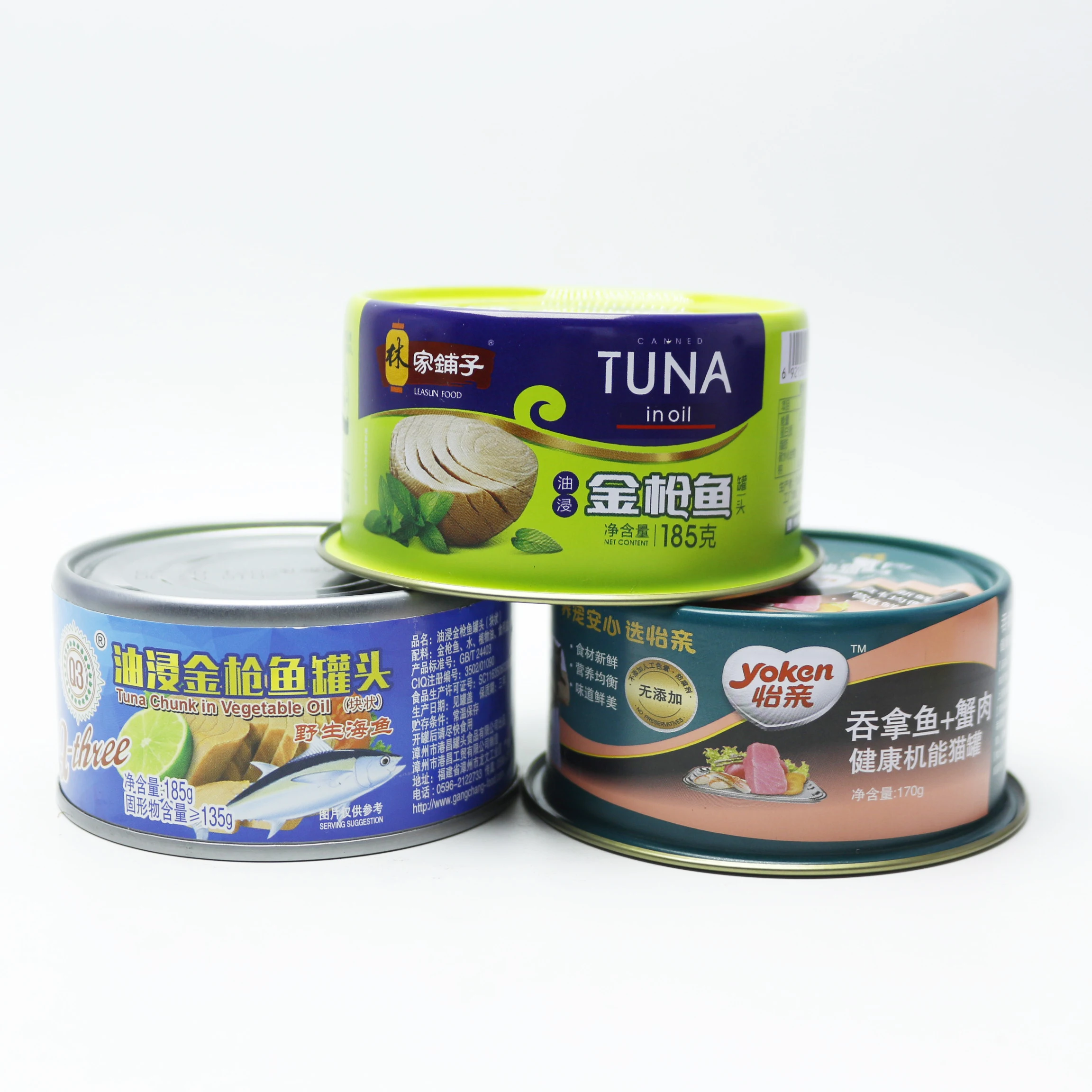 Custom empty bulk sardine cans for food canning AJ-100D