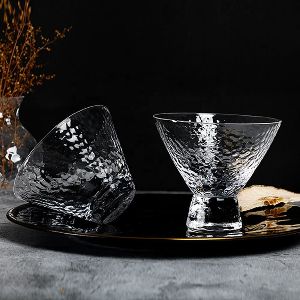 Household Glassware Luxury Handmade Drinking Cups Crystal Glasses Set of 7