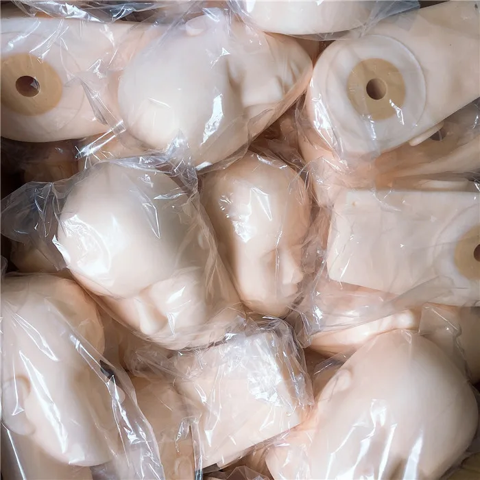 Eastmermaid Flat for Eyelash Extension Professional Practice Grafting Eyelashes Silicone Mannequin Head Model