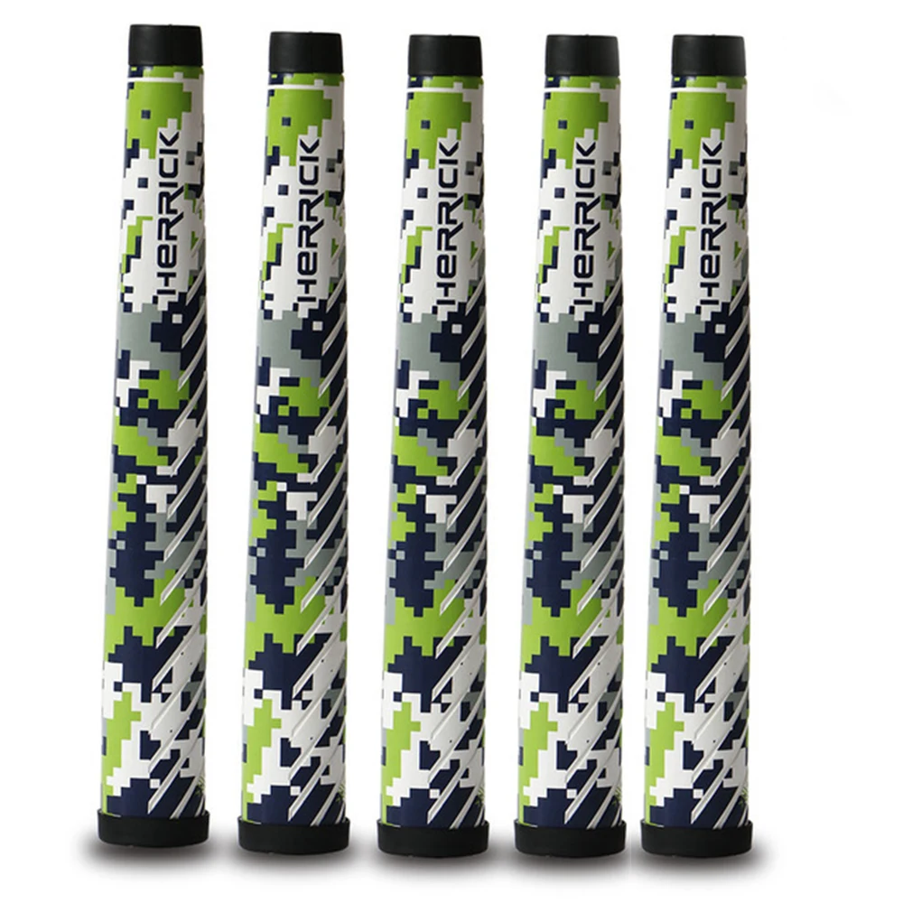 Customized pu leather camouflage color light weight Durable golf putter grip