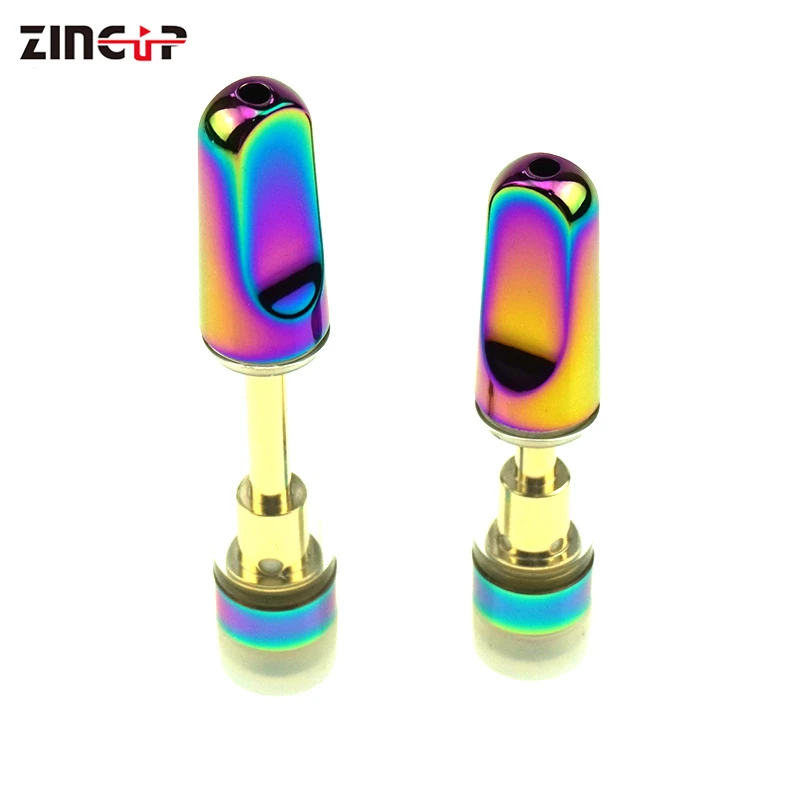 
Rainbow Color CBD Vape Pen 0.5ml 0.8ml 1ml Glass Tank Vaporizer Ceramic CBD Carts 
