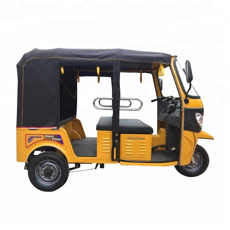 Bajaj Model Three Wheels Gas Motor Tricycle For Passenger Taxi