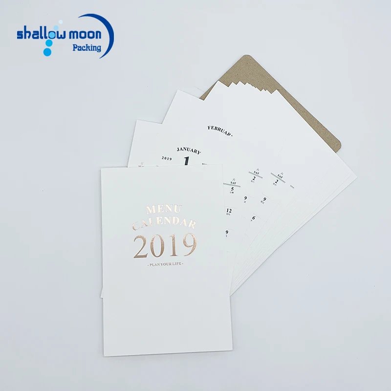 
professional new design high quality daily calendar printing 