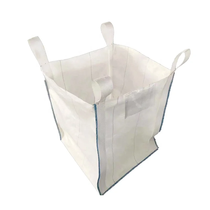 Square 1000kg 500kg fibc bulk bag polypropylene 1 ton jumbo big bag for Packaging Storage