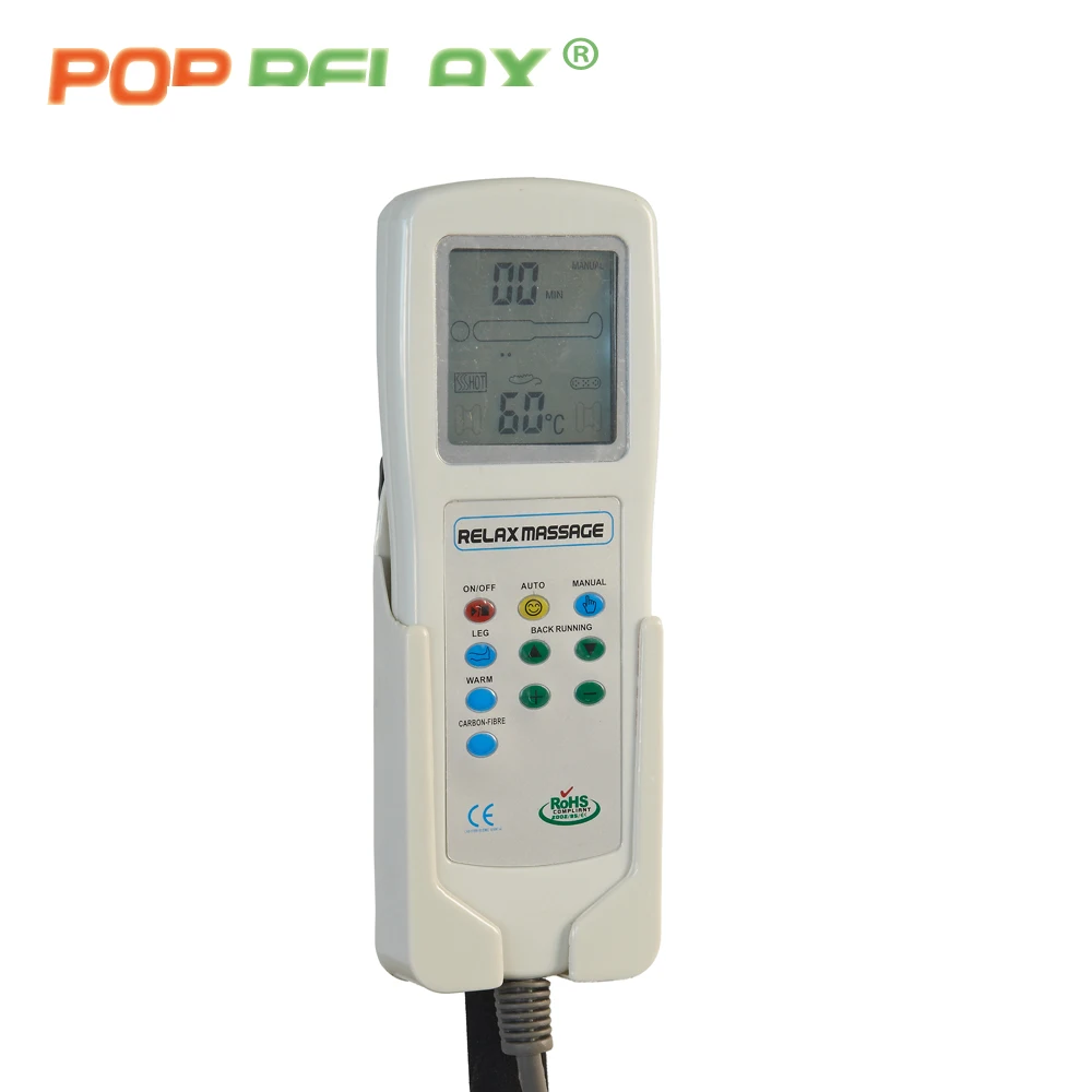POP RELAX thermal korea music jade massage bed hot stone rolling  therapeutic electric heating spine care massage bed
