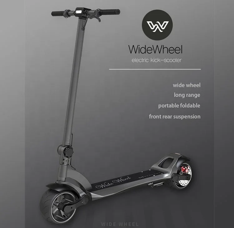8 inch wide wheel brand e scooter electro foldable kick electric scooter made in china for adult