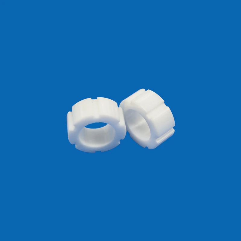 Custom Custom Products Wear Resistant Industrial Precision White ColorZirconia/Alumina Ceramic Ring factory