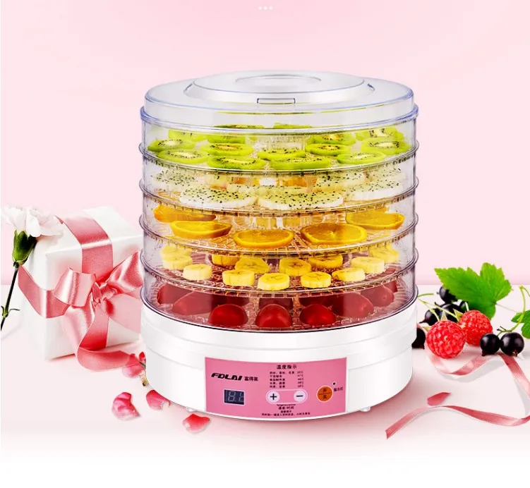 KAKOO Wholesale digital round 5 trays mini home food dehydrator fruit dryer SX-Series