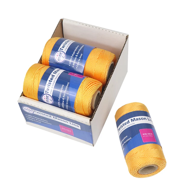 SGS customized colors #18 x 425 ft TWISTED MASON LINE