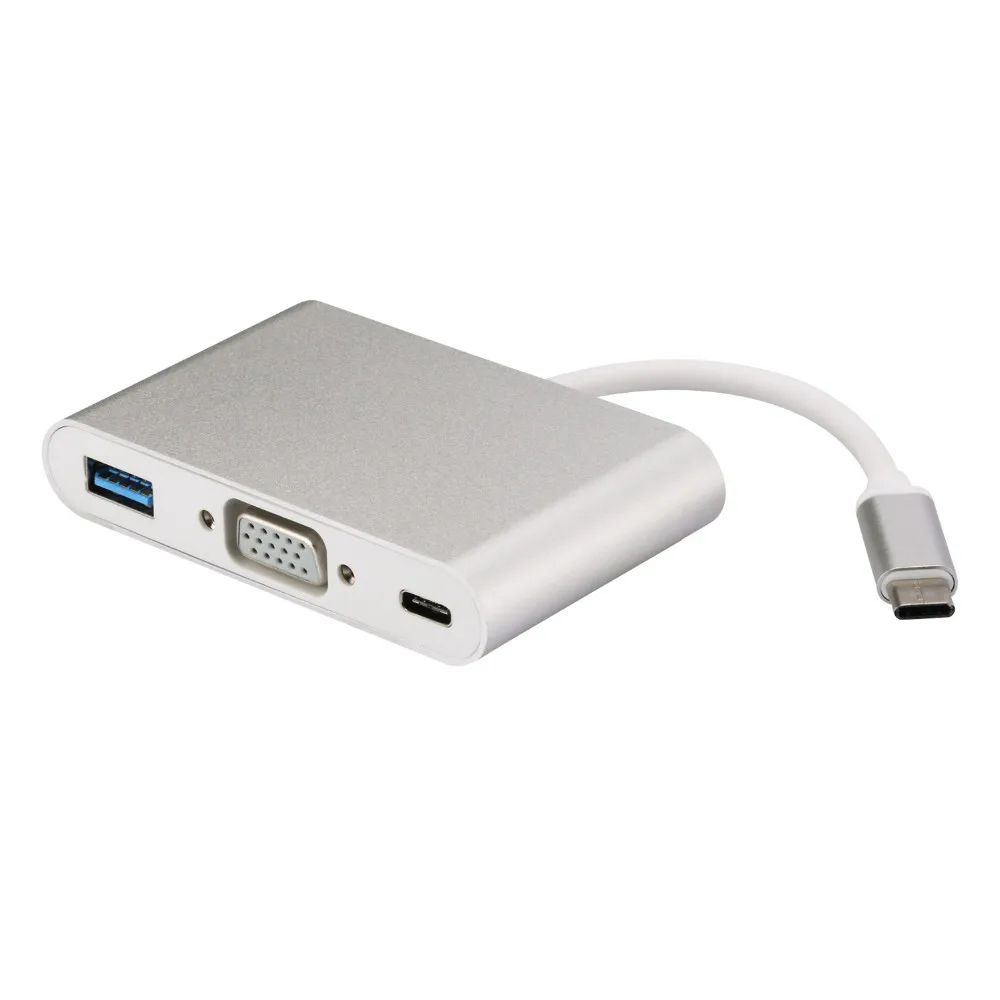 USB 3,0 и USB C к VGA адаптер с доставкой питания