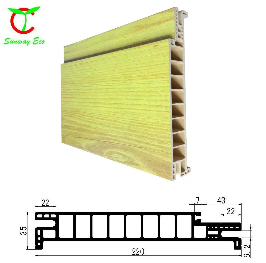 upvc cladding pvc garage window and door frames(TCF-220A)