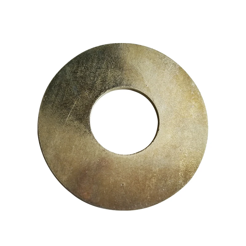 China factory custom manufacturing yellow color flat washer