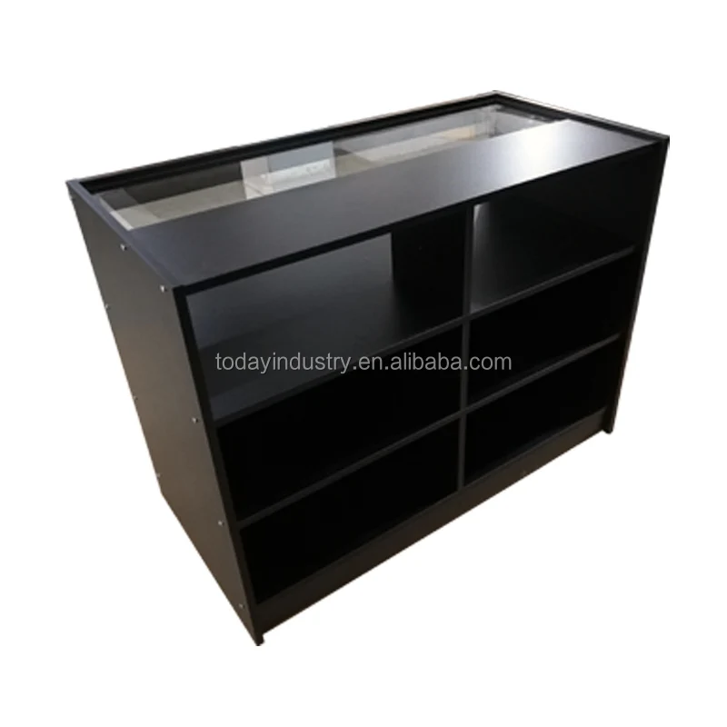 Shop supermarket cash counter table design for retail store