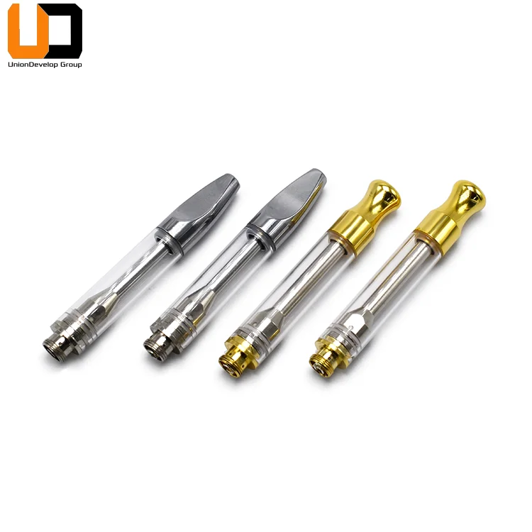 
online shopping glass gold co2 0.5ml cbd oil Vape cartridge ceramic 510 cbd atomizer cartridge 