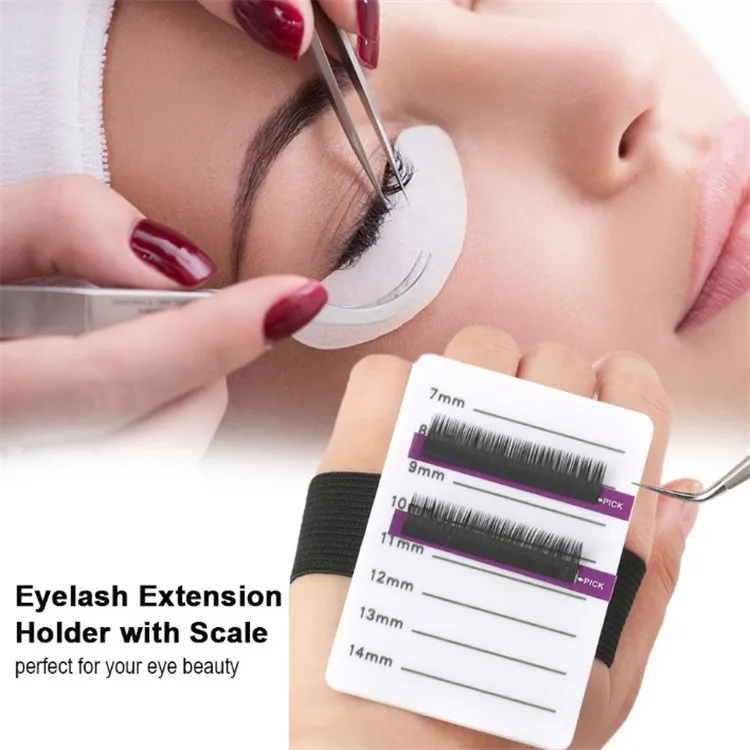 newest false eyelash palette display custom eyelash extension glue acrylic eyelash holder