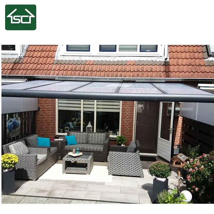 Современная Настенная Наклейка «сделай сам» Terrassendach Sun Room Glass House