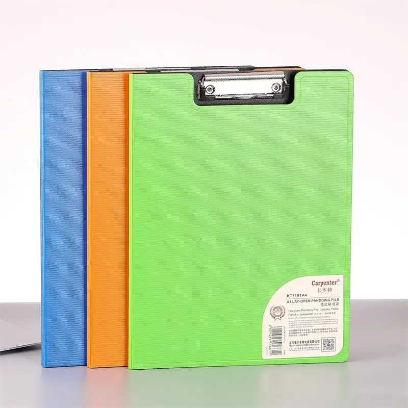 office metal  clip file folder ,plastic clipboard A4 FC size