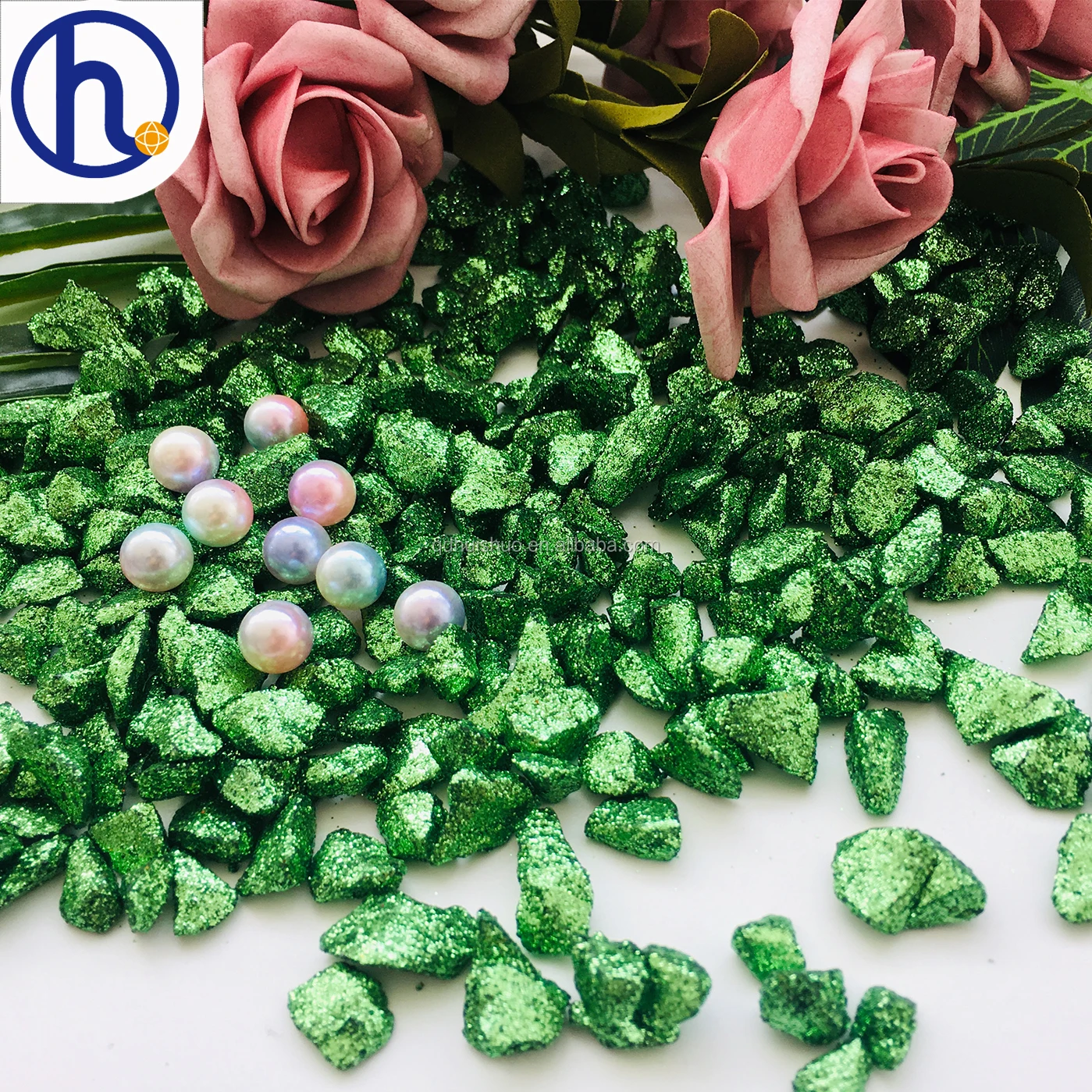 
wholesale Stained crushed glass granule 