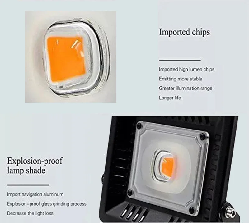 Led horticole cob 50w 220v full spectrum indoor growing led light