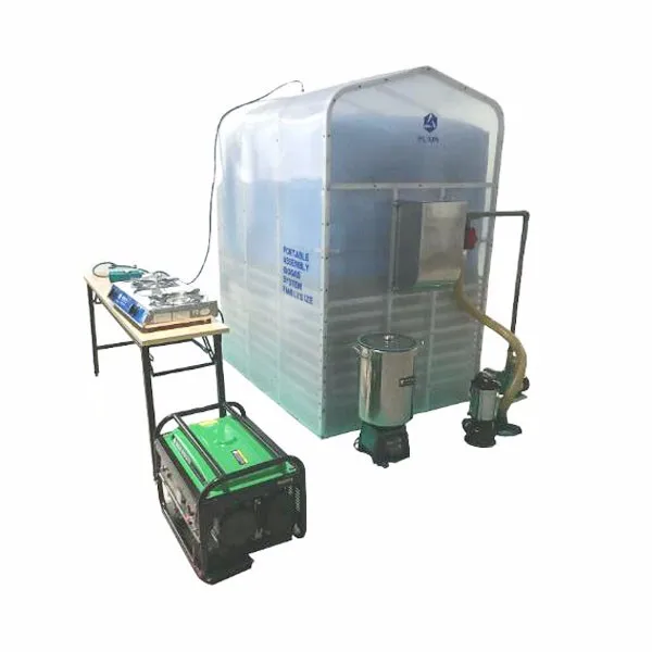 Small biogas plant from animal waste for small farm use
