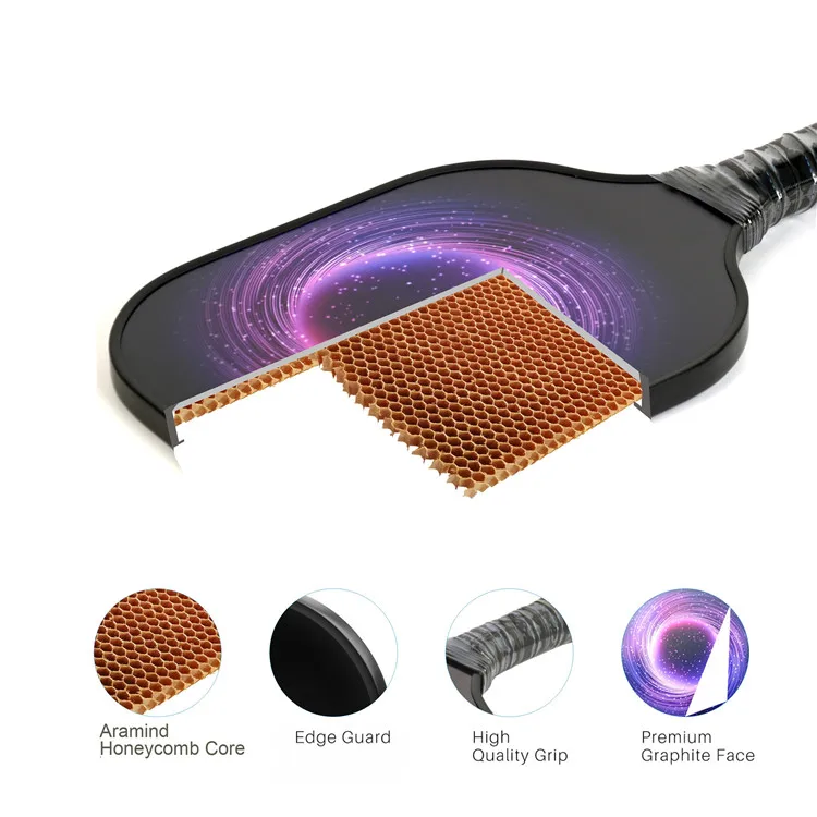 
New Graphite Pickleball Racket Lightweight pickleball balls sport Pickleball Paddle 