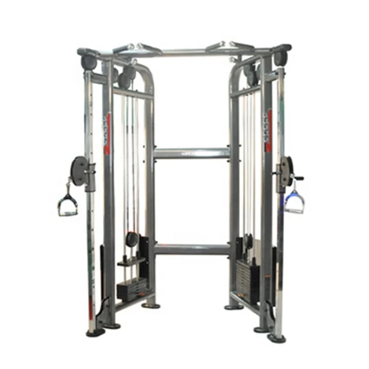 Leekon Professional Life Fitness Dual Adjustable Pulley Commercial Adjustable Pulley Multi Function Strength Trainer Machine