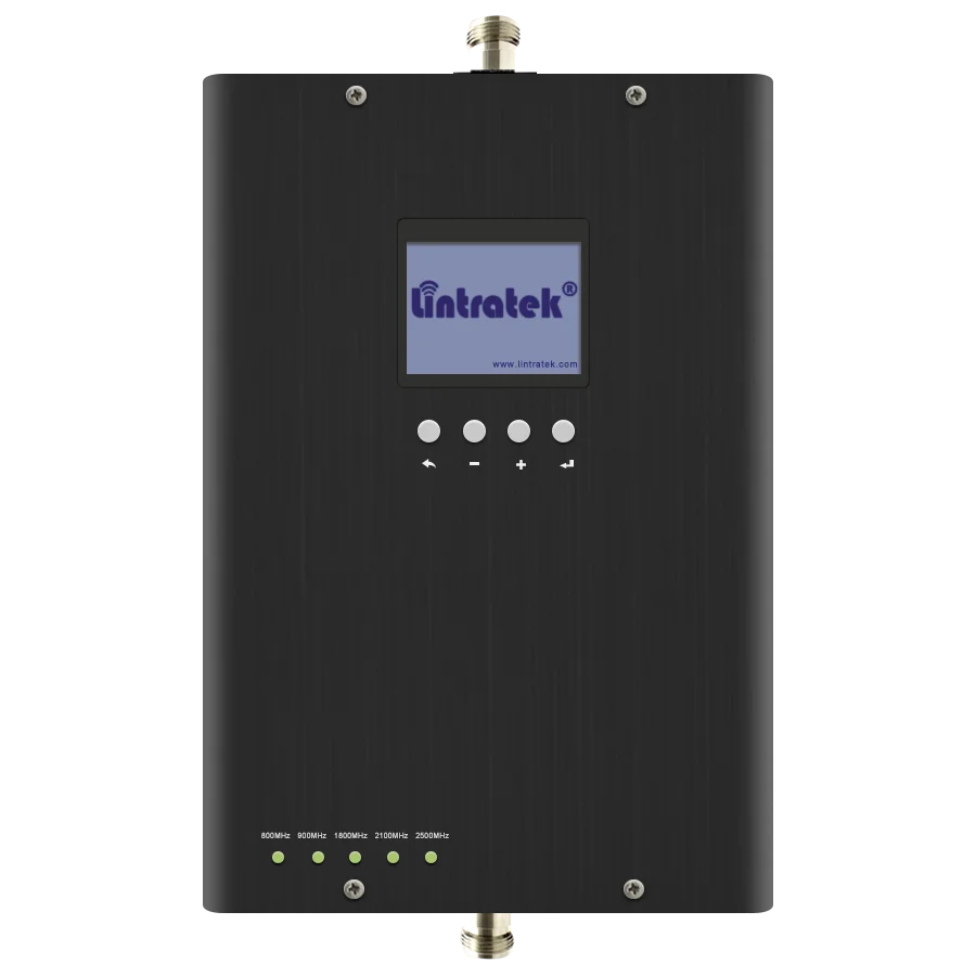 новый 5 Band 800/900/1800/2100/2600 сотовый телефон ретранслятор сигнала 2G 3G 4G усилитель с ЖК-экраном и AGC/MGC функция