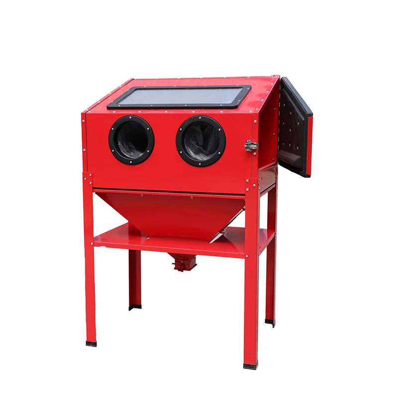 200lHigh Quality Vertical Sandblast Cabinet with low price Industrial Cabinet sandblaster