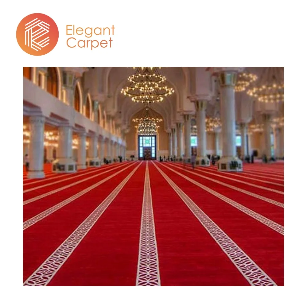 Green color wholesale masjid mosque carpet irani prayer carpet