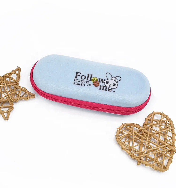 Children customized cute EVA zipper optical spectacles kids glasses cases