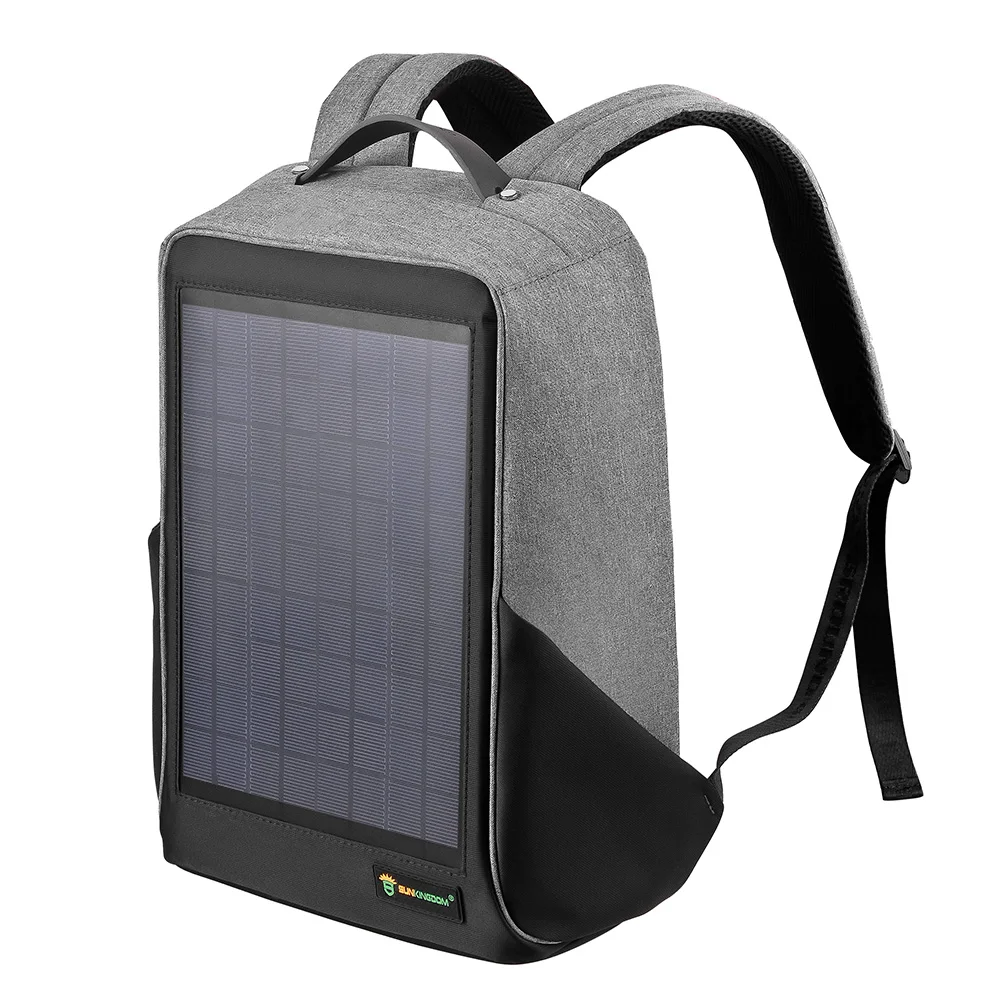 
2019 Latest Design Solar Bag Laptop Mochilas for Cell Phone,power Bank and Other Smart Devices Solar Panel Waterproof Polyester 